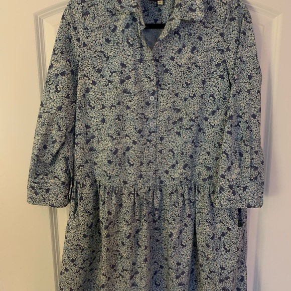 Tuckernuck Hydrangea Hayes Shirt Dress - Picture 3 of 3